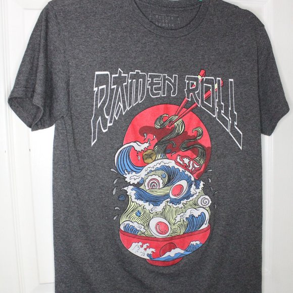 Return to sender Ramen roll gray T-shirt 🍜 - Picture 1 of 6
